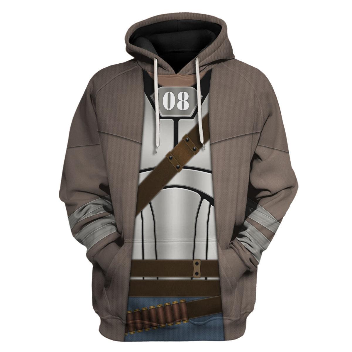 YMskins Fallout NCR Ranger Combat Armor Hoodie Sweatshirt T-Shirt Tracksuit