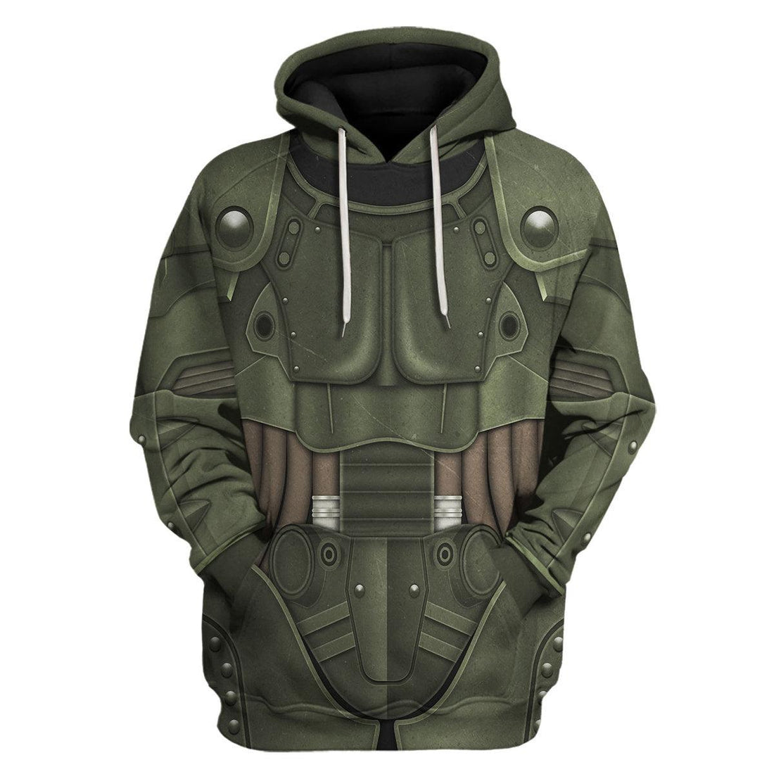 CustomsPig Fallout X-01 Power Armor Hoodie Sweatshirt T-Shirt Tracksuit - CustomsPig.com