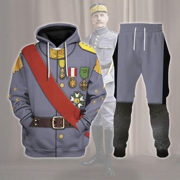 Gearhomie Ferdinand Foch Costume Hoodie Sweatshirt T-Shirt Tracksuit - Gearhomie.com