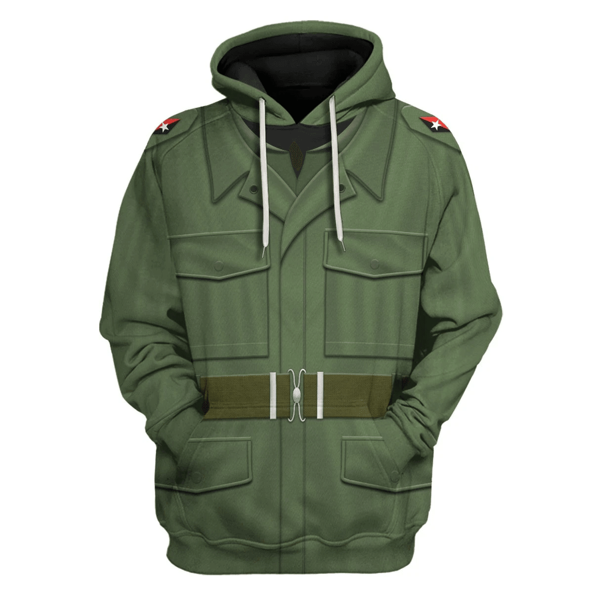 Gearhomie Fidel Castro Costume Hoodie Sweatshirt T-Shirt Tracksuit - Gearhomie.com