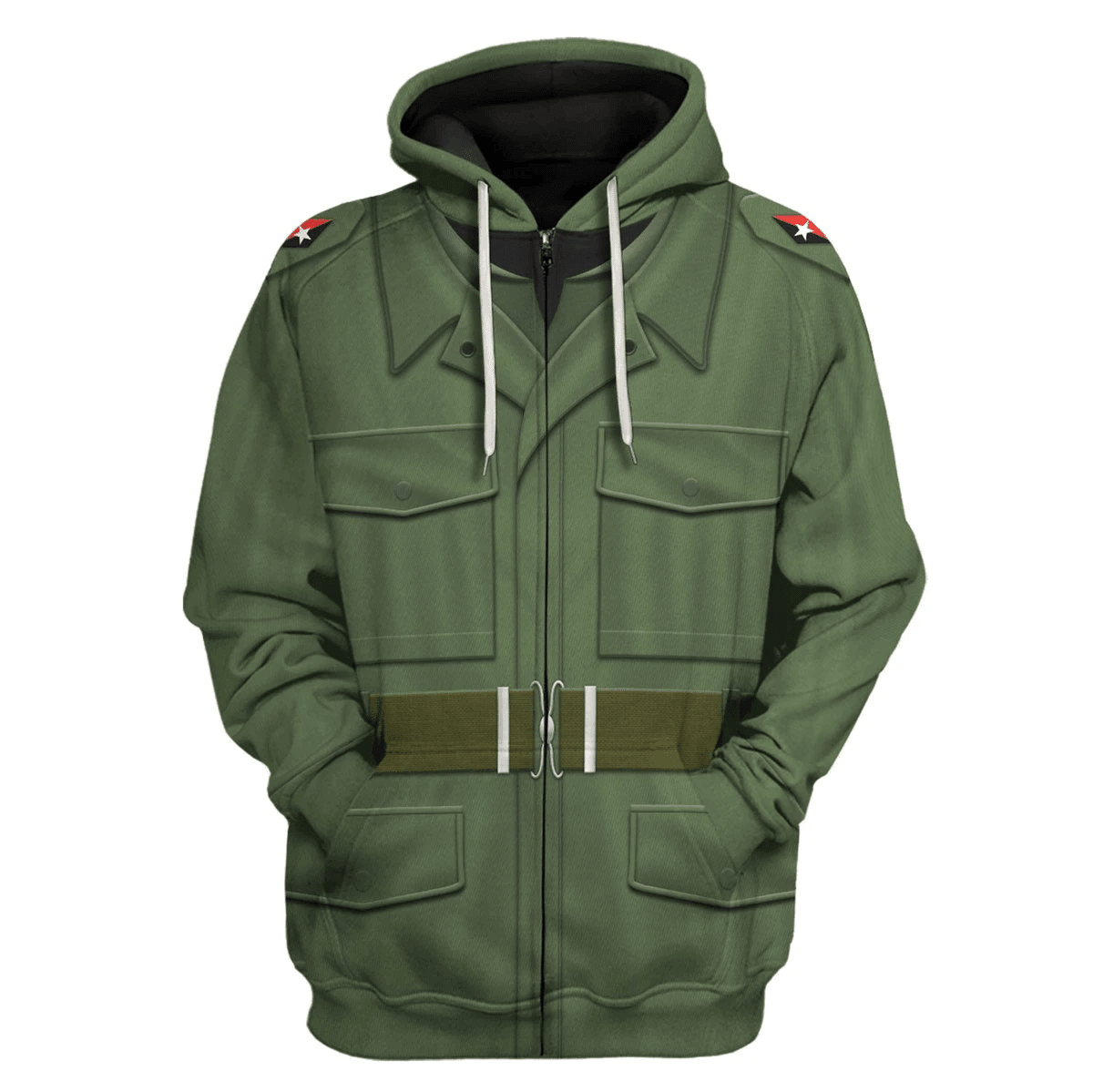 Gearhomie Fidel Castro Costume Hoodie Sweatshirt T-Shirt Tracksuit - Gearhomie.com