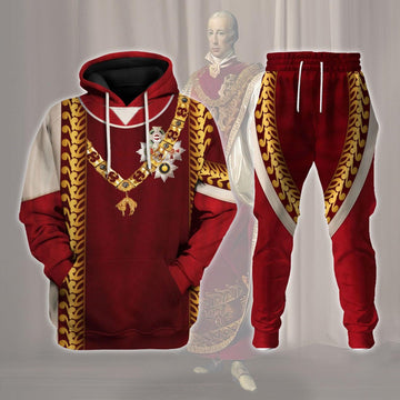 Gearhomie Francis II Holy Roman Emperor Costume Hoodie Sweatshirt T-Shirt Tracksuit - Gearhomie.com