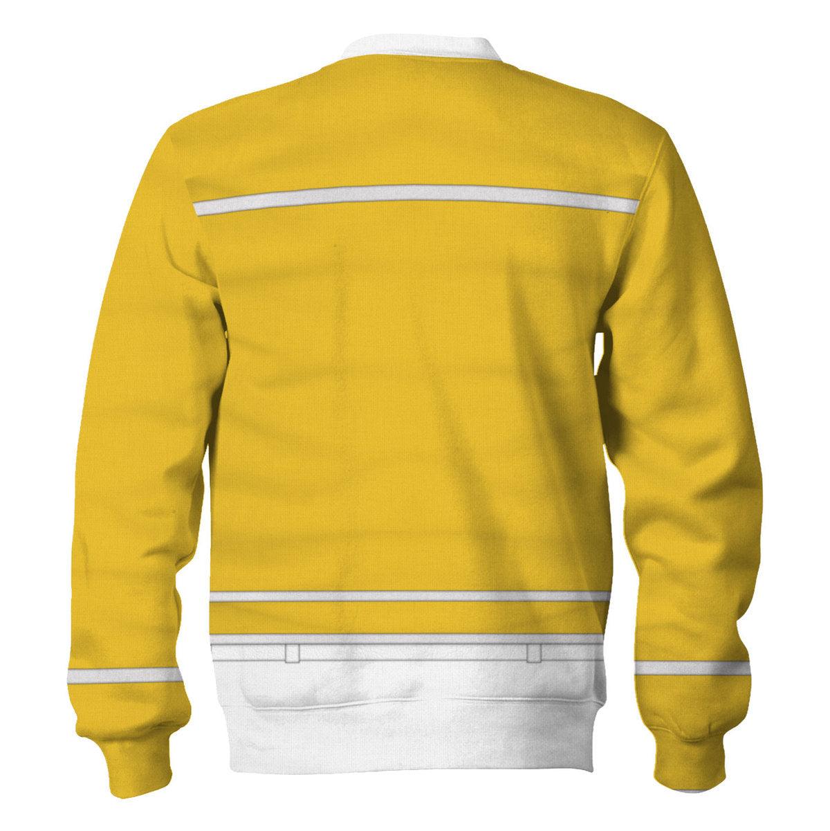 Gearhomie Freddie Mercury Costume Wembley Yellow Hoodie Sweatshirt T-Shirt Tracksuit - Gearhomie.com