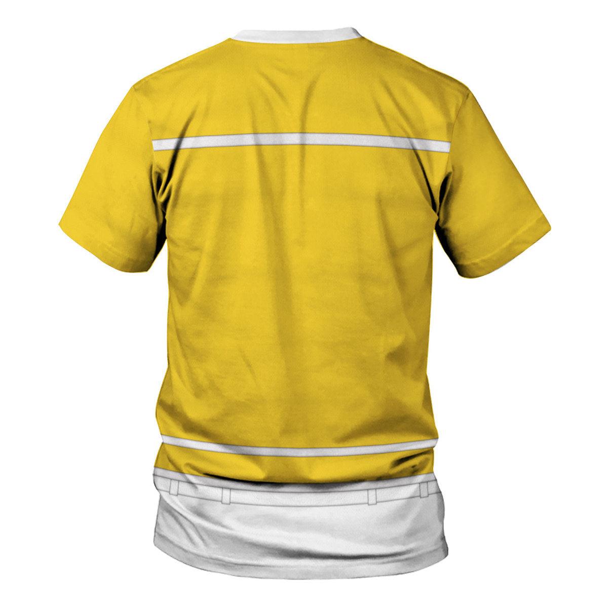 Gearhomie Freddie Mercury Costume Wembley Yellow Hoodie Sweatshirt T-Shirt Tracksuit - Gearhomie.com