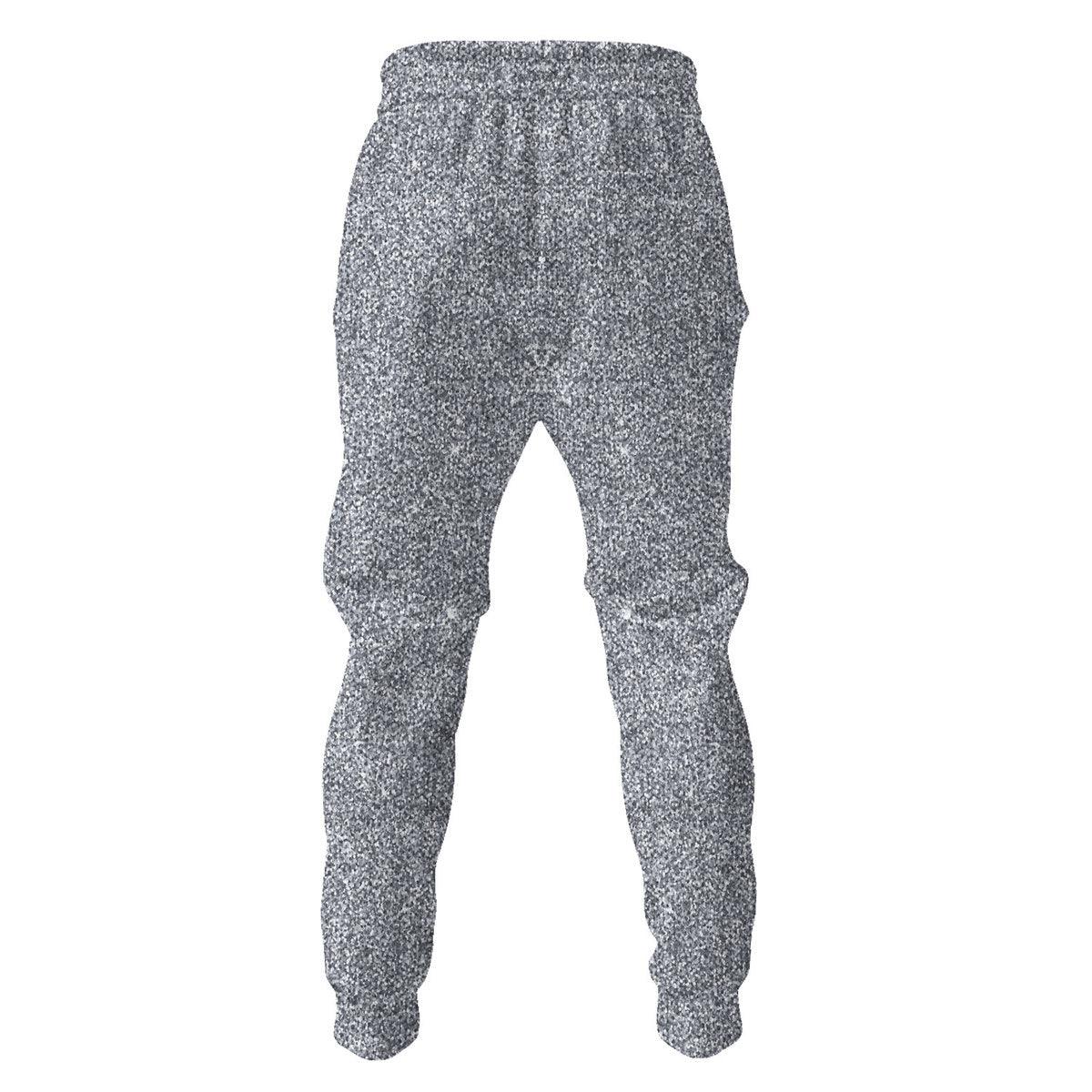 Gearhomie Freddie Mercury Sparkly Silver Sequined Bodysuit Costume Hoodie Sweatshirt T-Shirt Tracksuit - Gearhomie.com