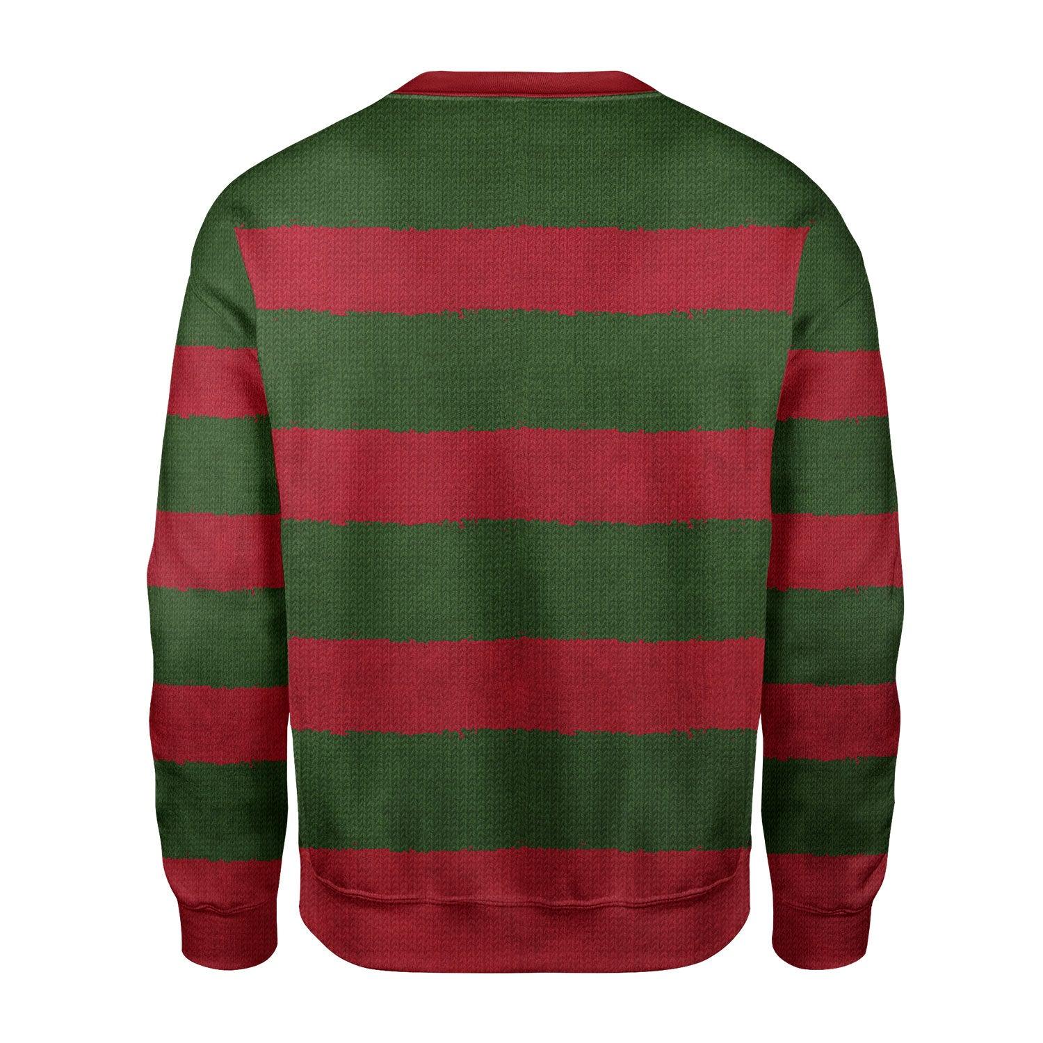 Gearhomie Freddy Krueger Christmas Ugly Sweater - Gearhomie.com