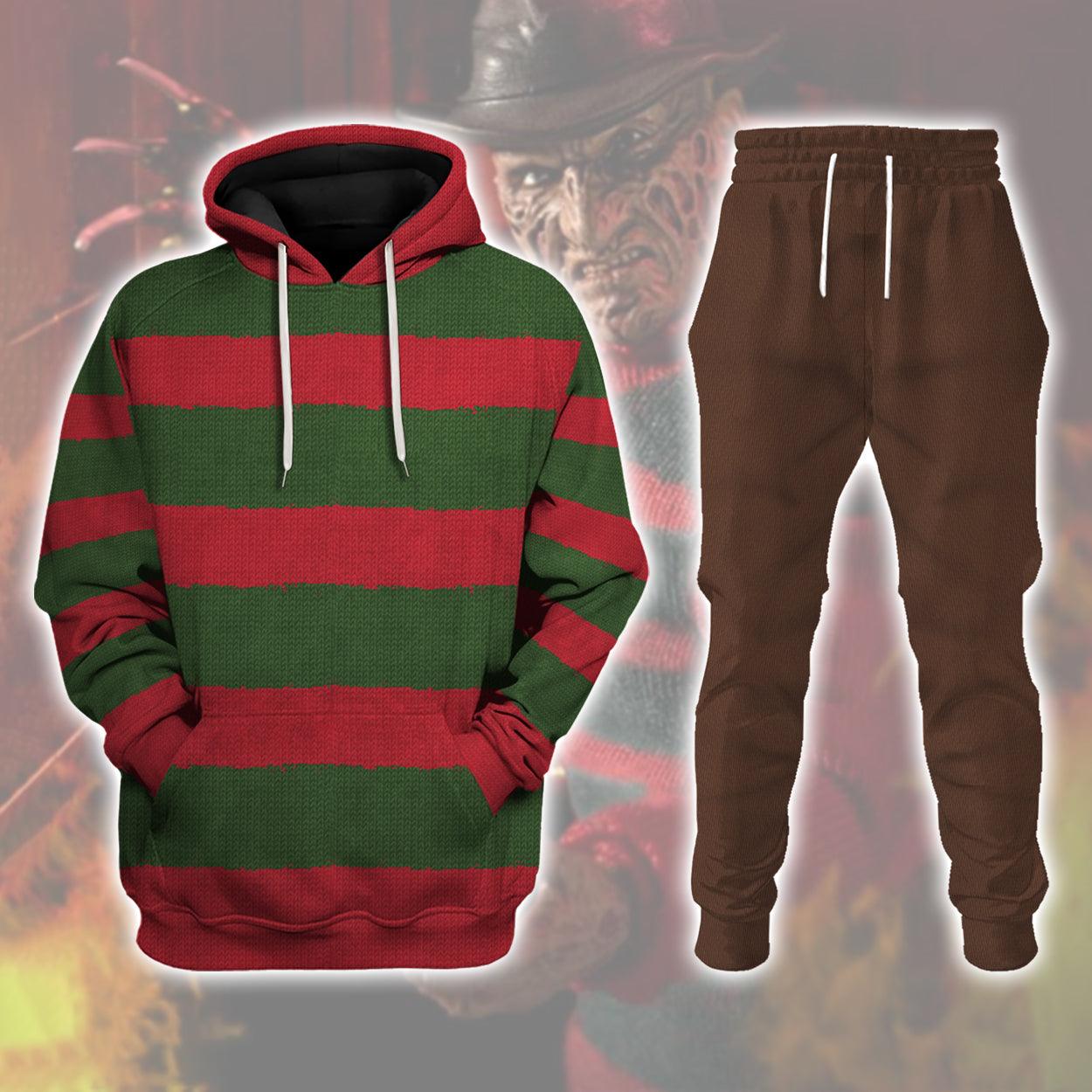 Gearhomie Freddy Krueger Hoodie Sweatshirt T-Shirt Tracksuit - Gearhomie.com