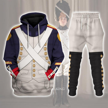 Gearhomie French Grenadier-Imperial Guard Infantry (1806-1815) Uniform All Over Print Hoodie Sweatshirt T-Shirt Tracksuit - DucG