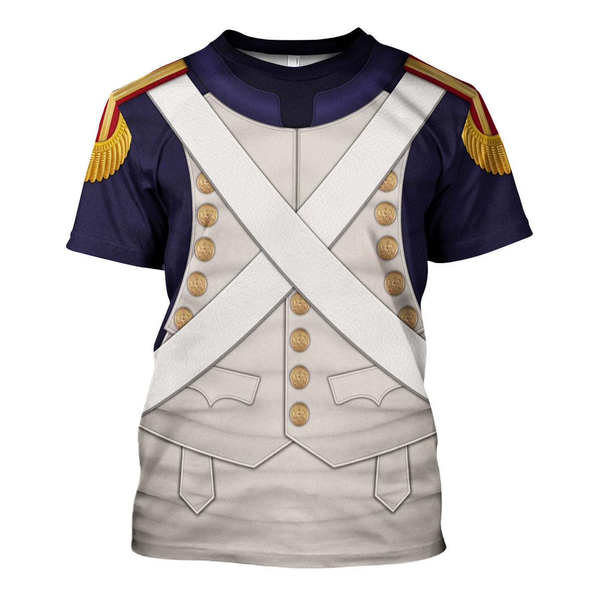 CustomsPig French Grenadier-Imperial Guard Infantry (1806-1815) Uniform All Over Print Hoodie Sweatshirt T-Shirt Tracksuit - DucG
