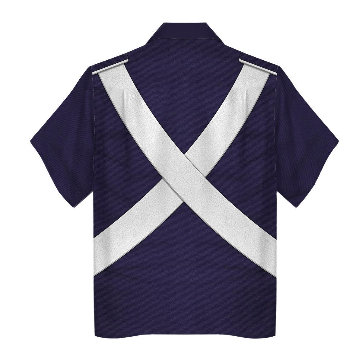 Gearhomie French Light Infantry-1812-1815 Uniform All Over Print Hoodie Sweatshirt T-Shirt Tracksuit - DucG