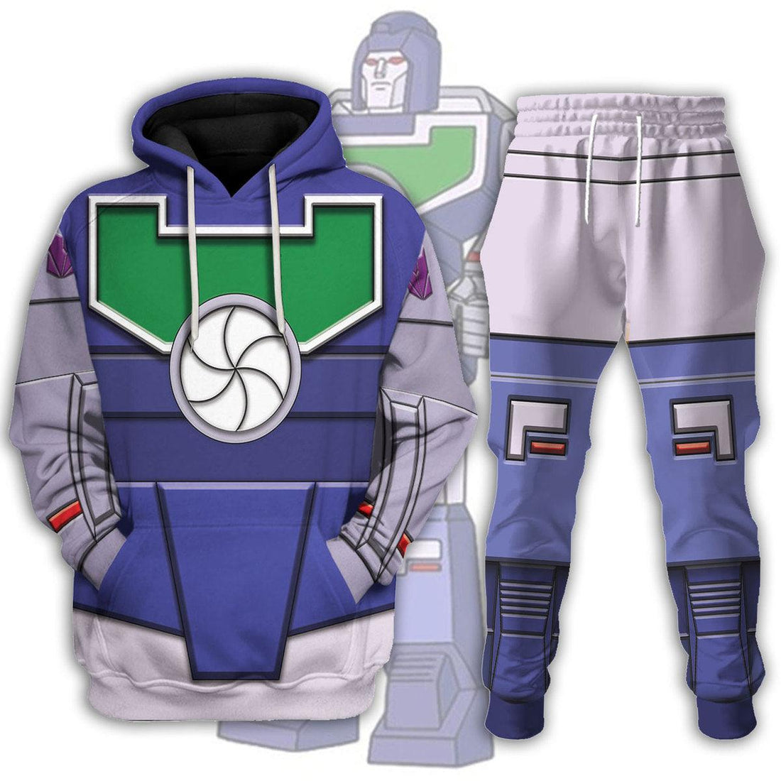 Gearhomie G1 Reflector Costume Cosplay Hoodie Tracksuit - DucG