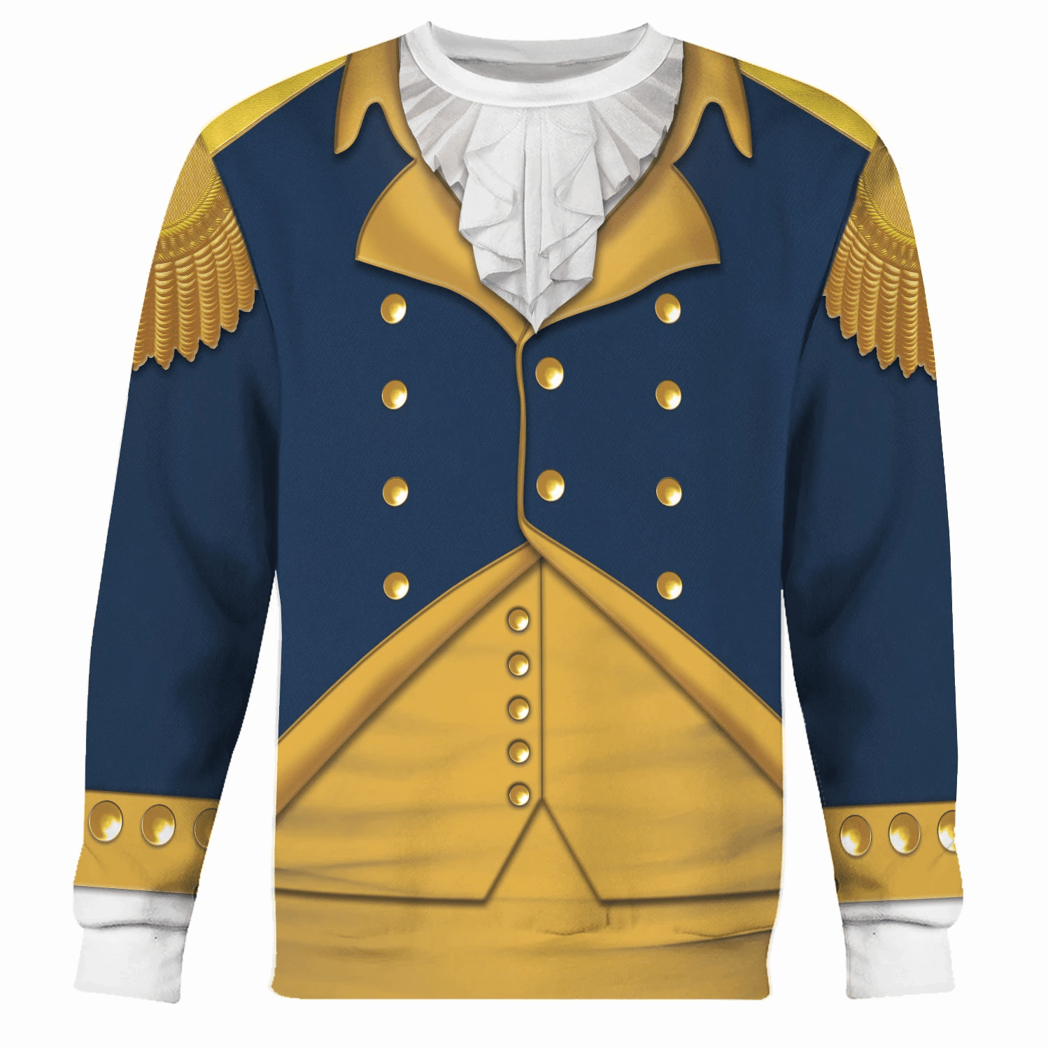 Gearhomie General George Washington Costume Hoodie Sweatshirt T-Shirt Tracksuit - Gearhomie.com