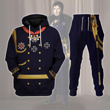 Gearhomie General Gerhard von Scharnhorst Costume Hoodie Sweatshirt T-Shirt Tracksuit - Gearhomie.com