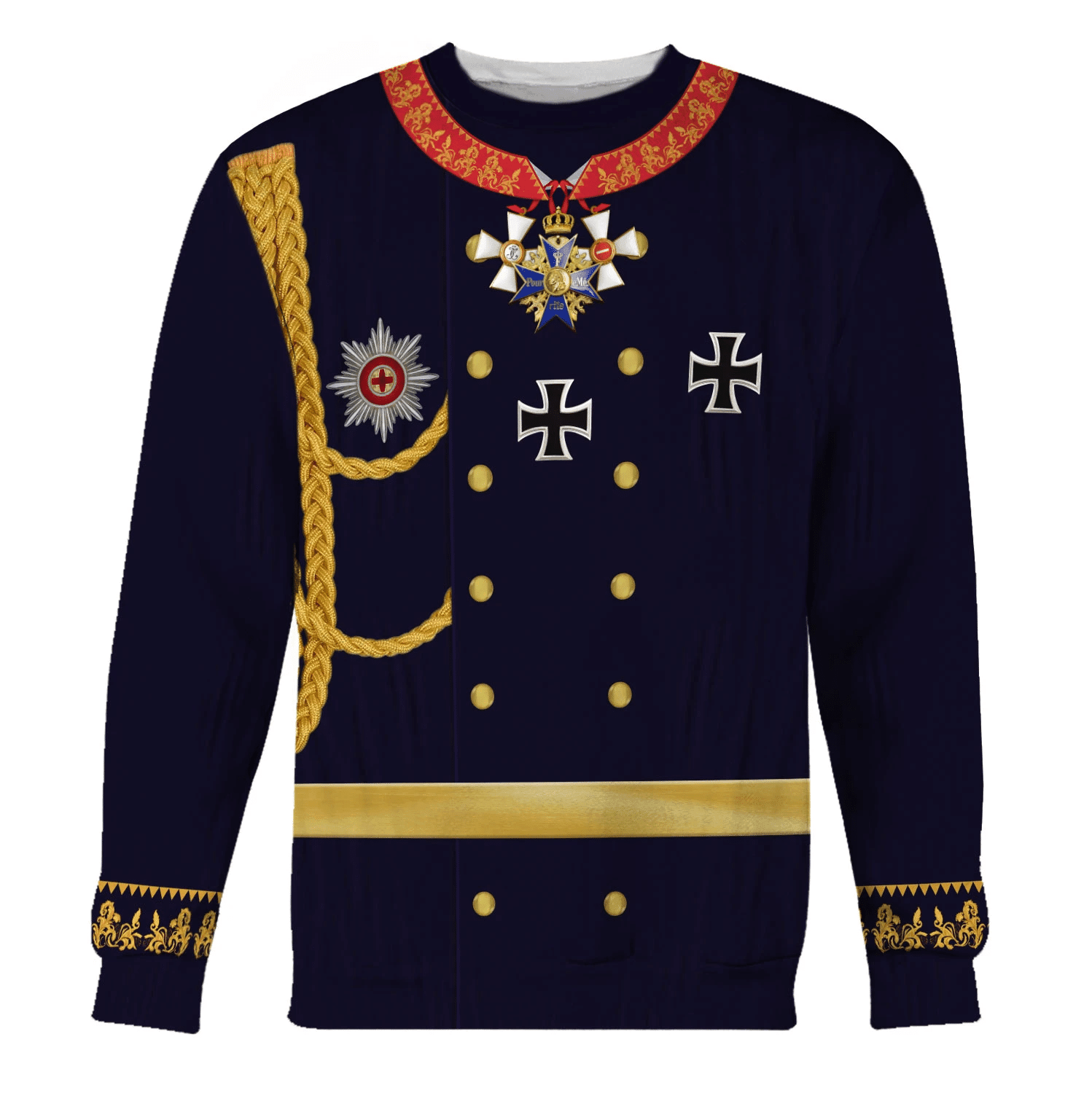 Gearhomie General Gerhard von Scharnhorst Costume Hoodie Sweatshirt T-Shirt Tracksuit - Gearhomie.com