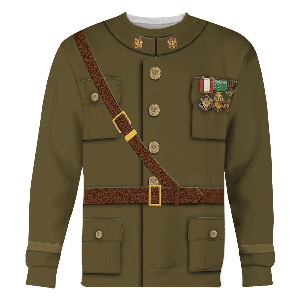 Gearhomie General John J. Jack Pershing Costume Hoodie Sweatshirt T-Shirt Tracksuit - Gearhomie.com