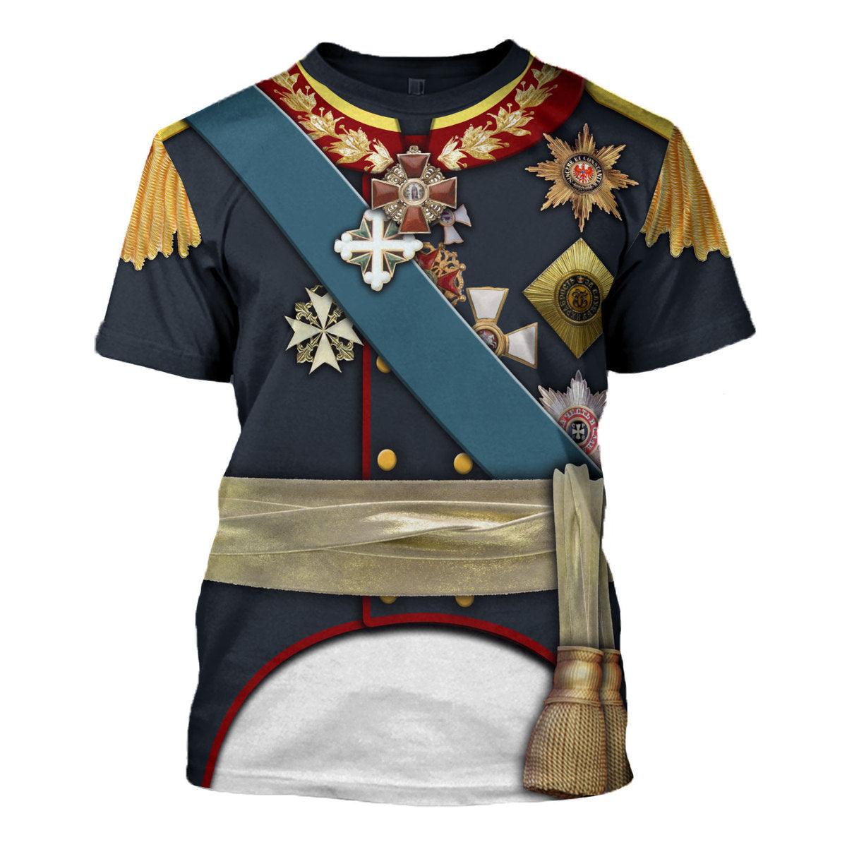 Gearhomie General Prince Pyotr Bagration - Napoleonic War Costume Hoodie Sweatshirt T-Shirt Tracksuit - Gearhomie.com