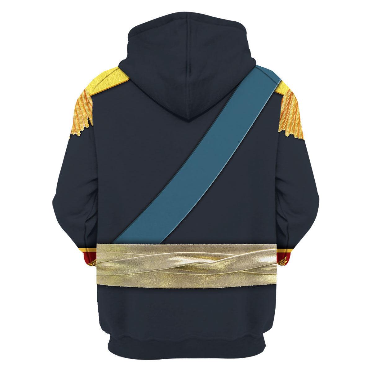 Gearhomie General Prince Pyotr Bagration - Napoleonic War Costume Hoodie Sweatshirt T-Shirt Tracksuit - Gearhomie.com