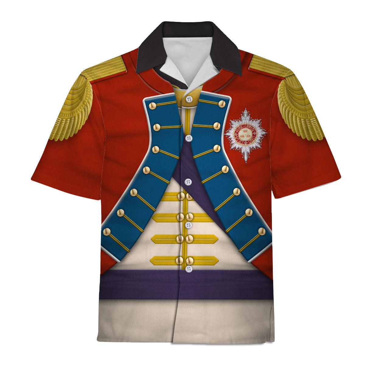 Gearhomie General Washington - The American Revolution Uniform All Over Print Hoodie Sweatshirt T-Shirt Tracksuit - Gearhomie.com