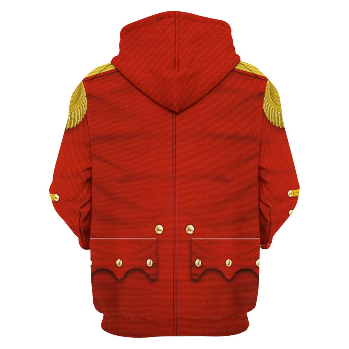 Gearhomie General Washington - The American Revolution Uniform All Over Print Hoodie Sweatshirt T-Shirt Tracksuit - Gearhomie.com