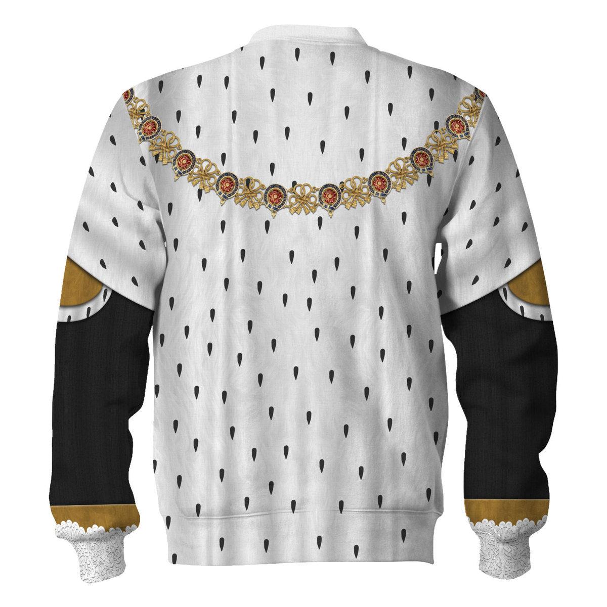 Gearhomie George II of England Costume Hoodie Sweatshirt T-Shirt Tracksuit - Gearhomie.com