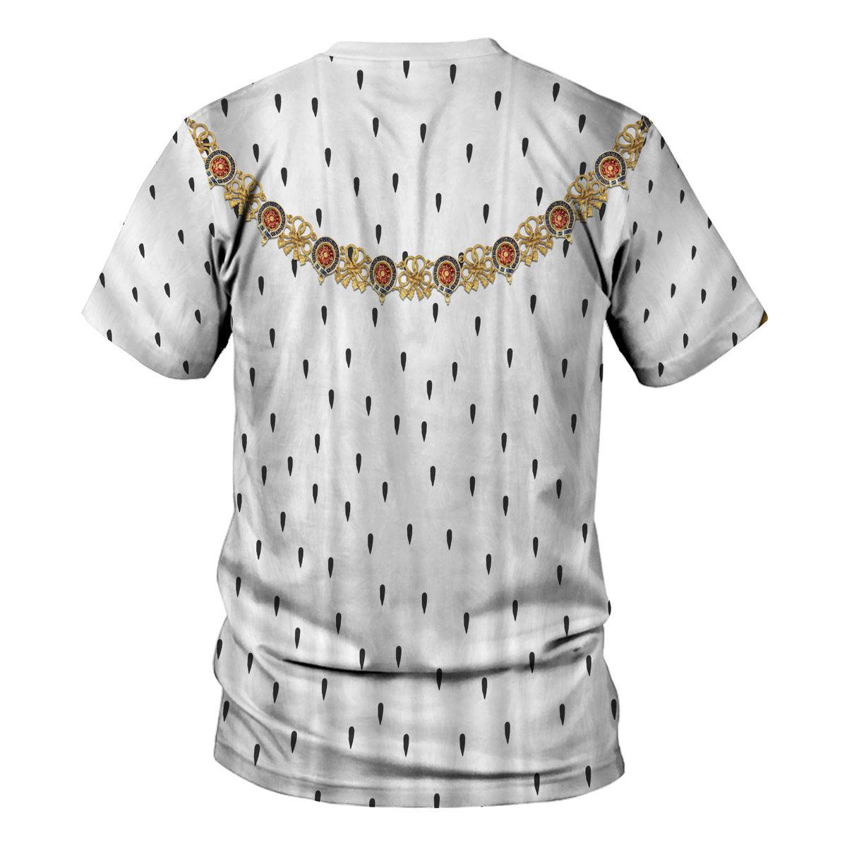 Gearhomie George II of England Costume Hoodie Sweatshirt T-Shirt Tracksuit - Gearhomie.com