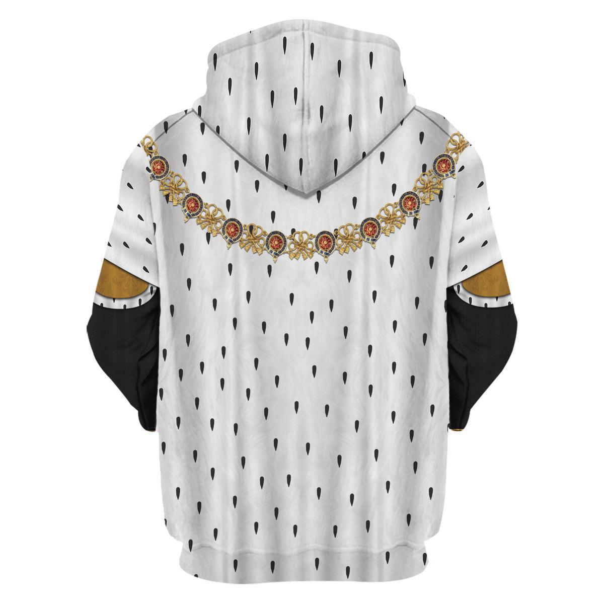 Gearhomie George II of England Costume Hoodie Sweatshirt T-Shirt Tracksuit - Gearhomie.com
