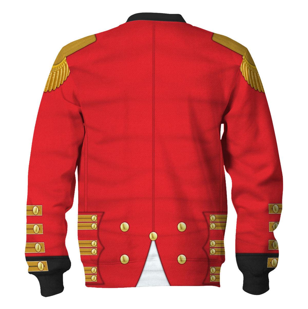 Gearhomie George III of England Uniform Costume Hoodie Sweatshirt T-Shirt Tracksuit - Gearhomie.com