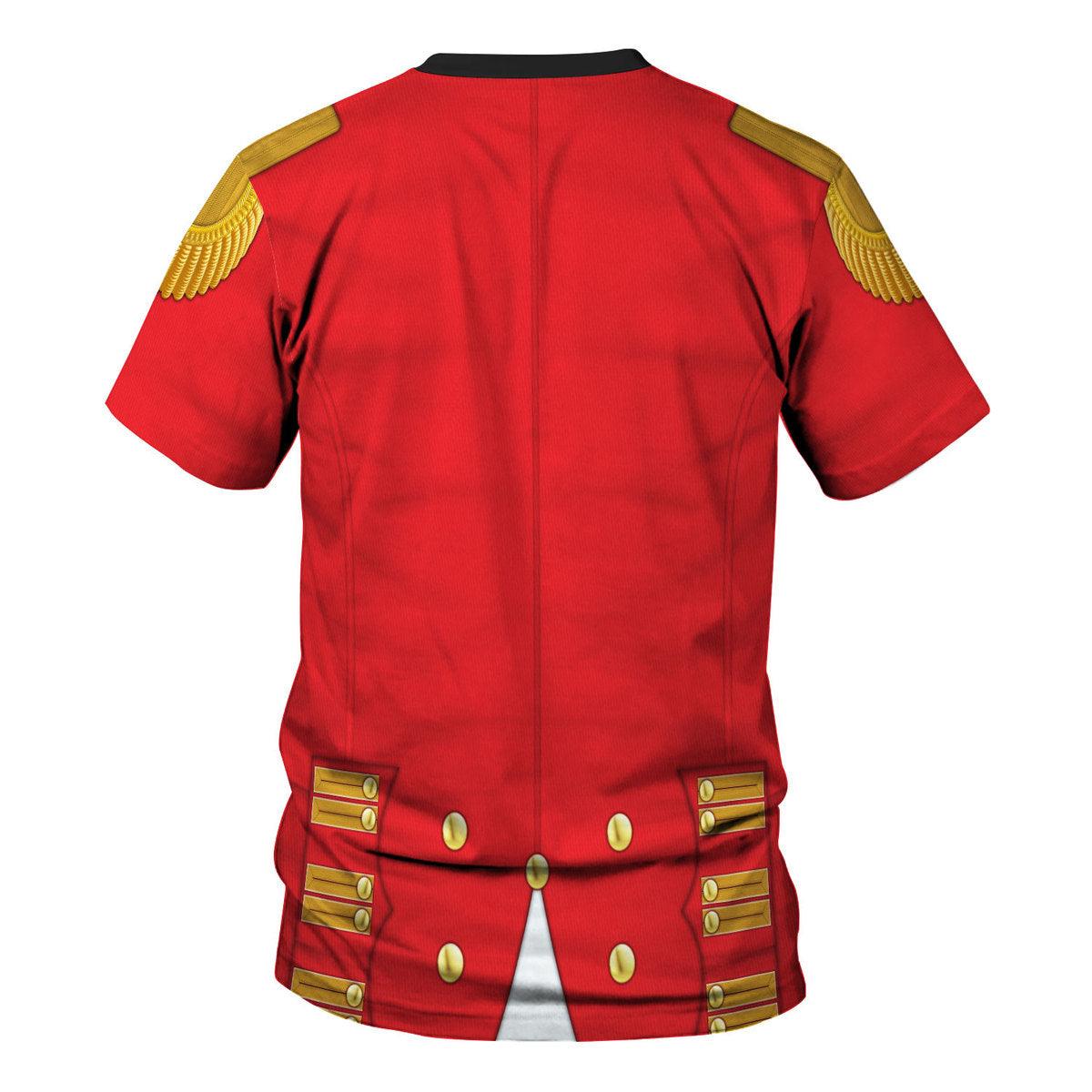 Gearhomie George III of England Uniform Costume Hoodie Sweatshirt T-Shirt Tracksuit - Gearhomie.com