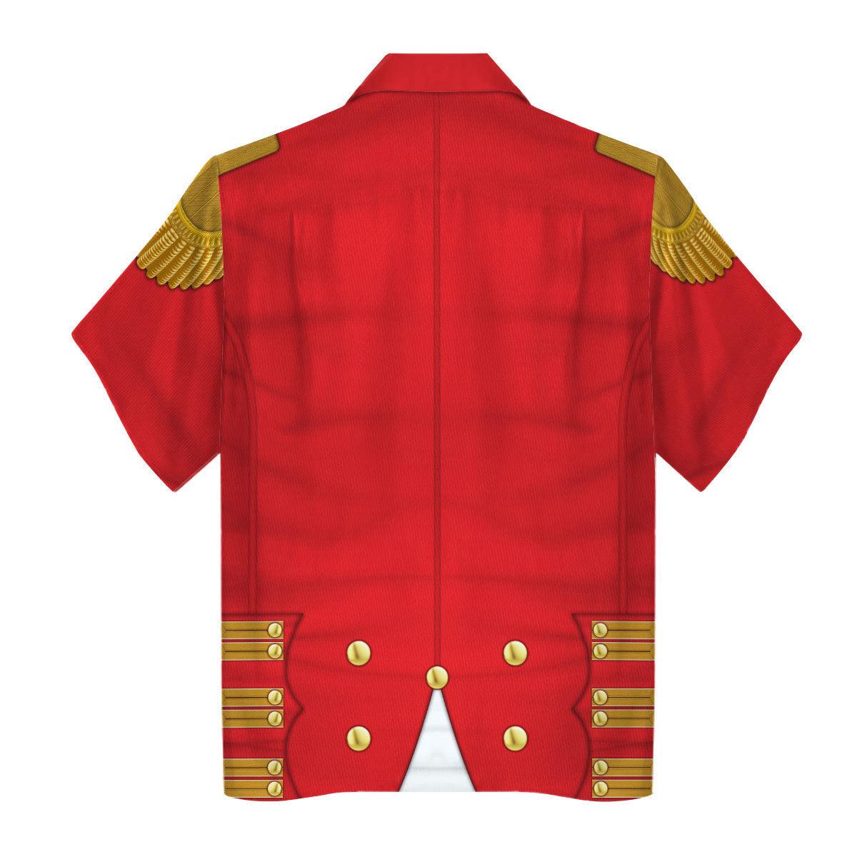 Gearhomie George III of England Uniform Costume Hoodie Sweatshirt T-Shirt Tracksuit - Gearhomie.com