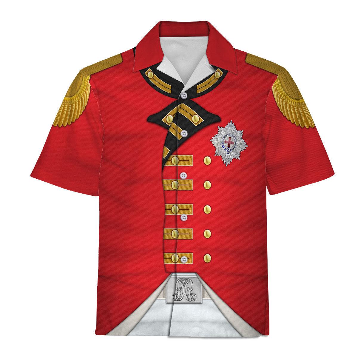 Gearhomie George III of England Uniform Costume Hoodie Sweatshirt T-Shirt Tracksuit - Gearhomie.com