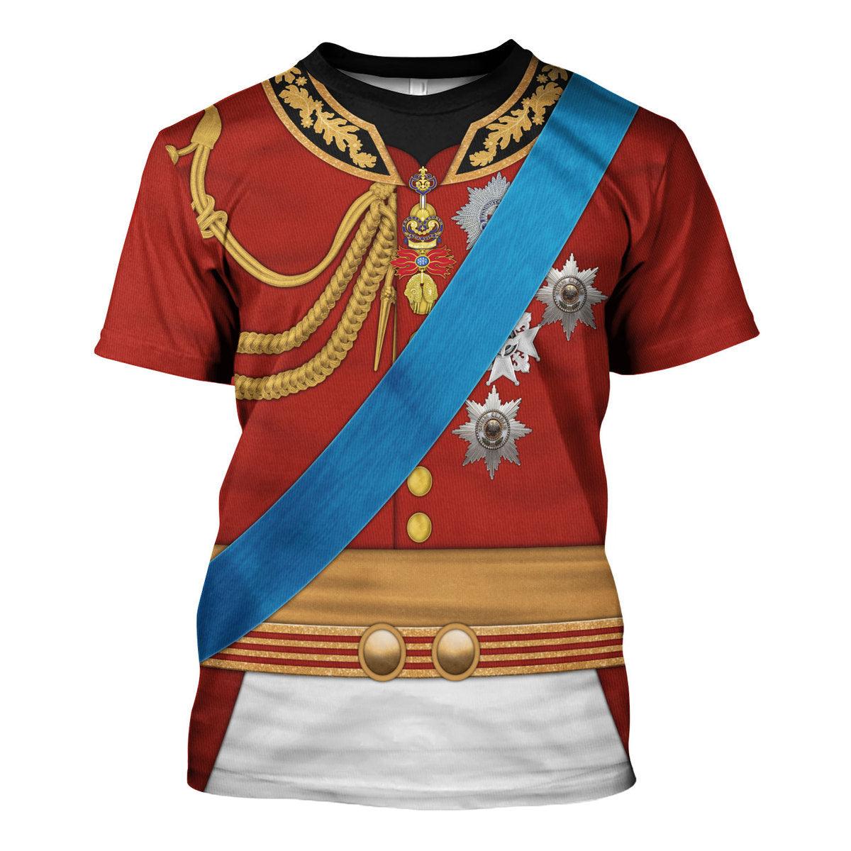 Gearhomie George IV of England Uniform Costume Hoodie Sweatshirt T-Shirt Tracksuit - Gearhomie.com