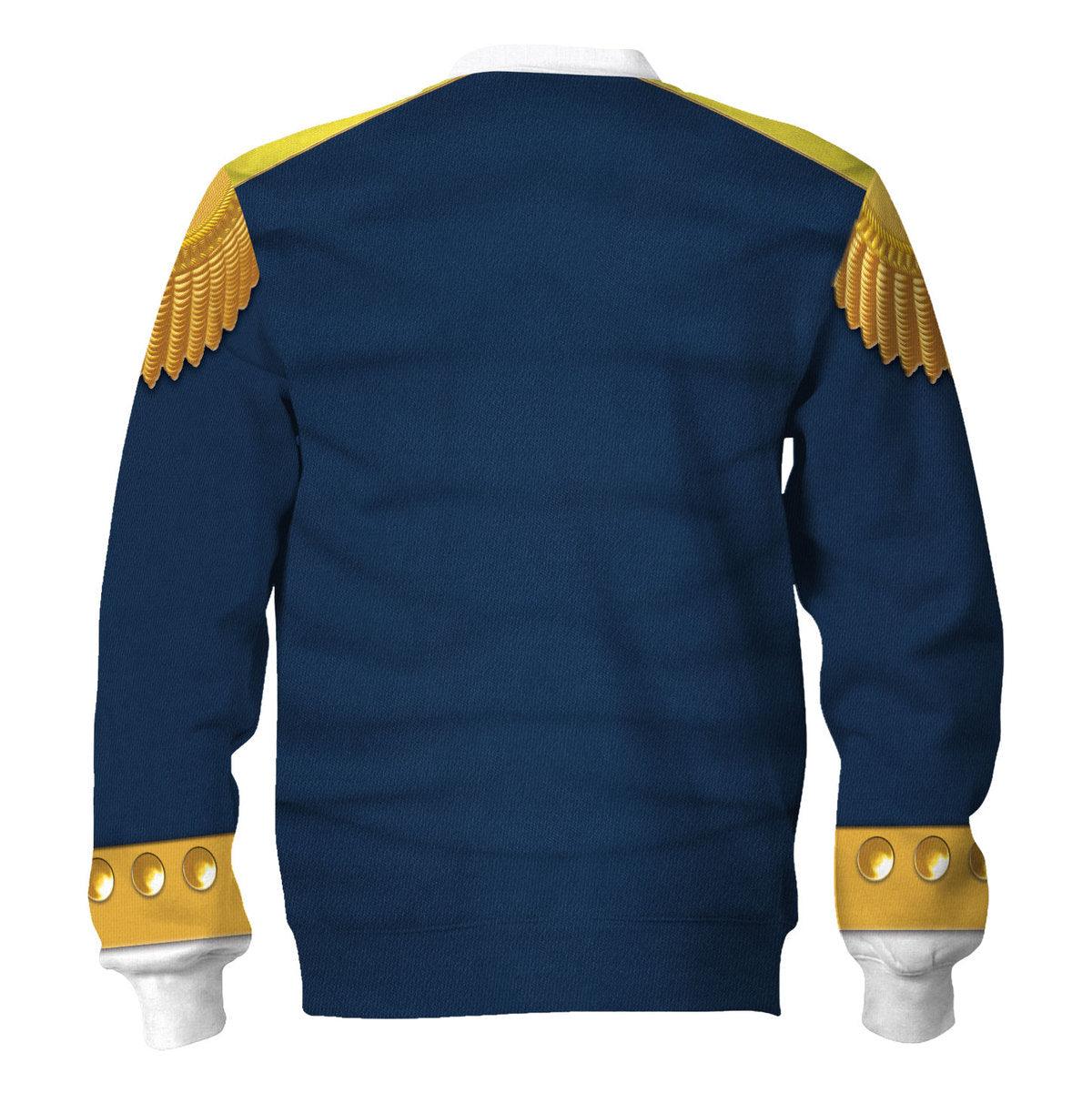 Oodiegang George Washington: Indispensable Man Uniform All Over Print Hoodie Sweatshirt T-Shirt Tracksuit - Oodiegang.com