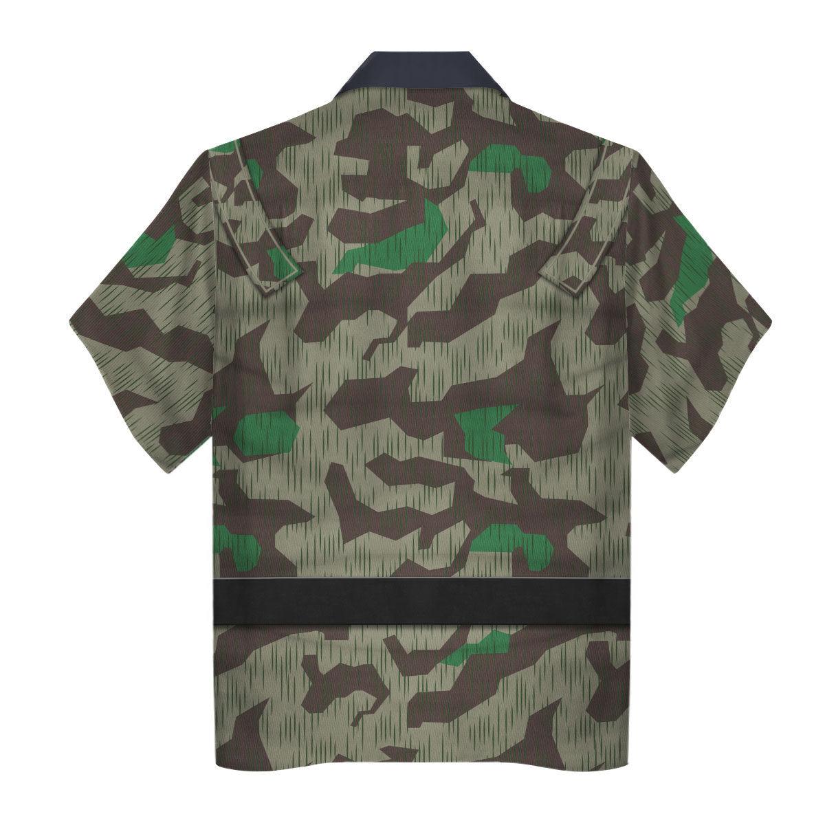 Oodiegang German Parachutist-Splinter Pattern Smock-Basic Uniform Costume Hoodie Sweatshirt T-Shirt Tracksuit - Oodiegang.com