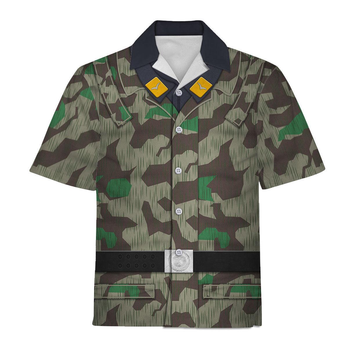 Gearhomie German Parachutist-Splinter Pattern Smock-Basic Uniform Costume Hoodie Sweatshirt T-Shirt Tracksuit - Gearhomie.com