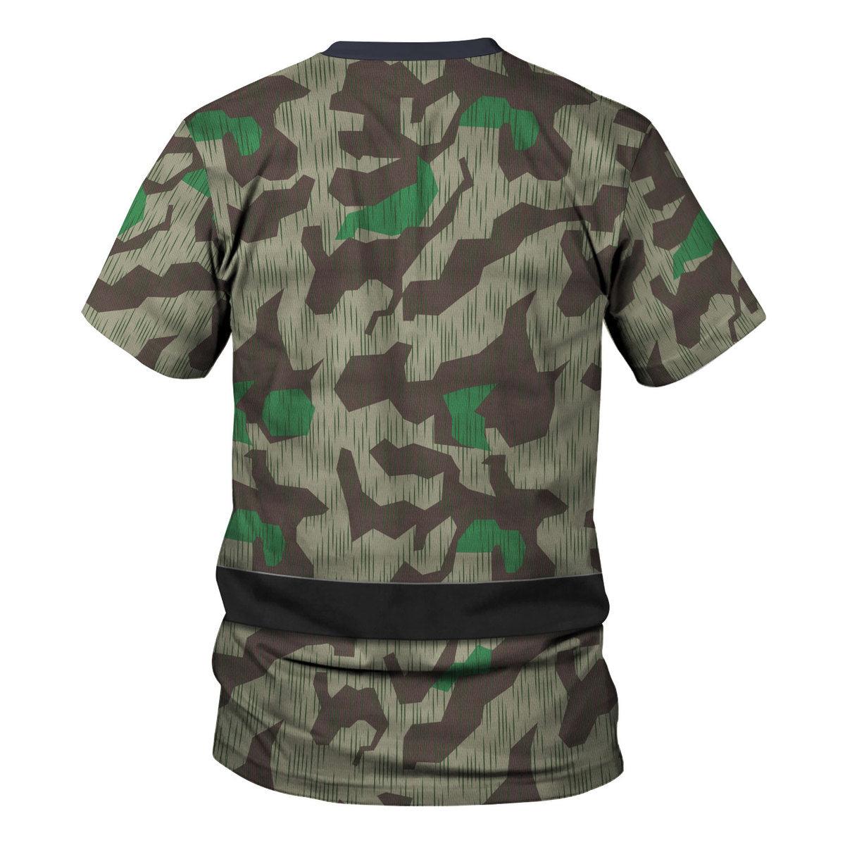 Gearhomie German Parachutist-Splinter Pattern Smock-Combat Uniform Costume Hoodie Sweatshirt T-Shirt Tracksuit - Gearhomie.com