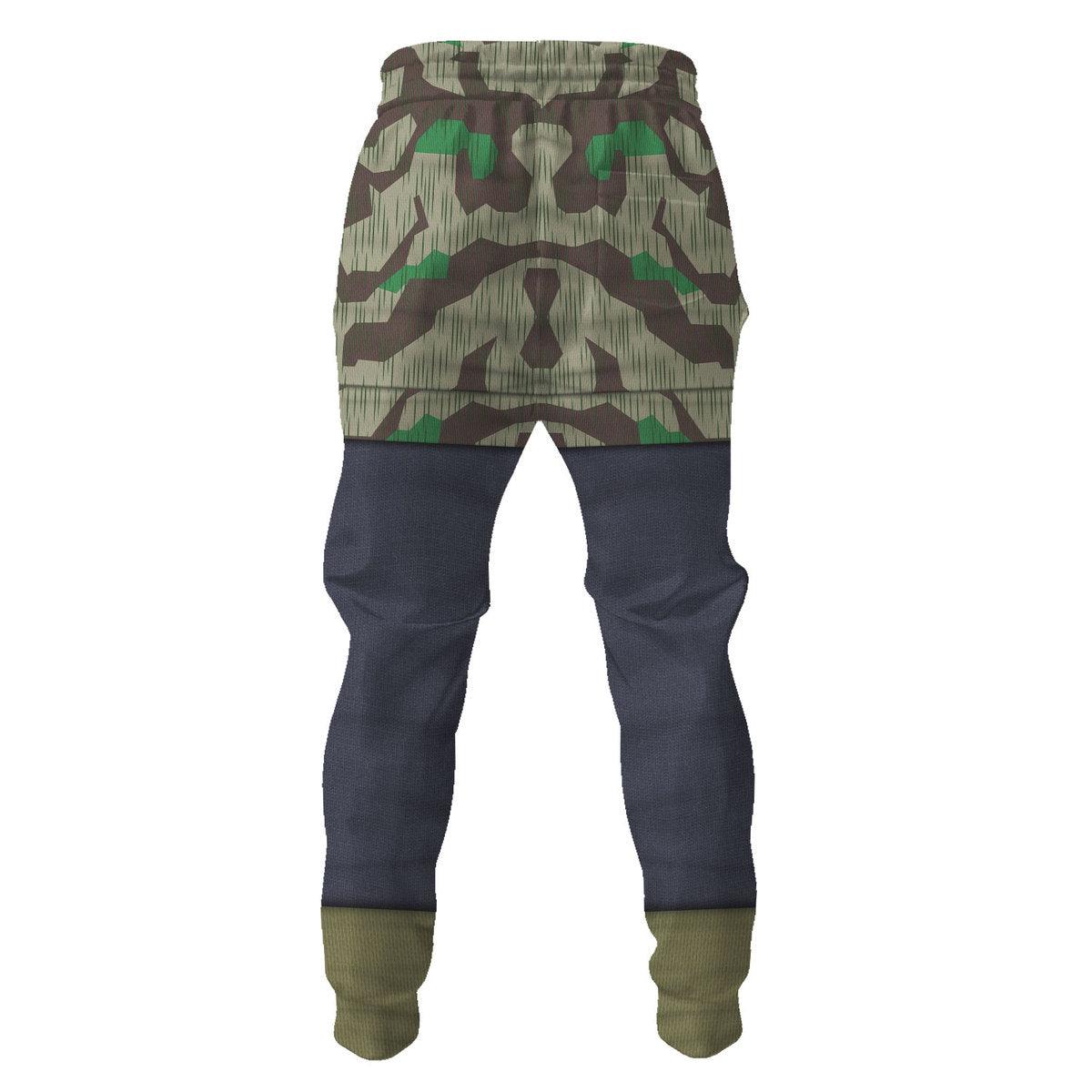 Gearhomie German Parachutist-Splinter Pattern Smock-Combat Uniform Costume Hoodie Sweatshirt T-Shirt Tracksuit - Gearhomie.com