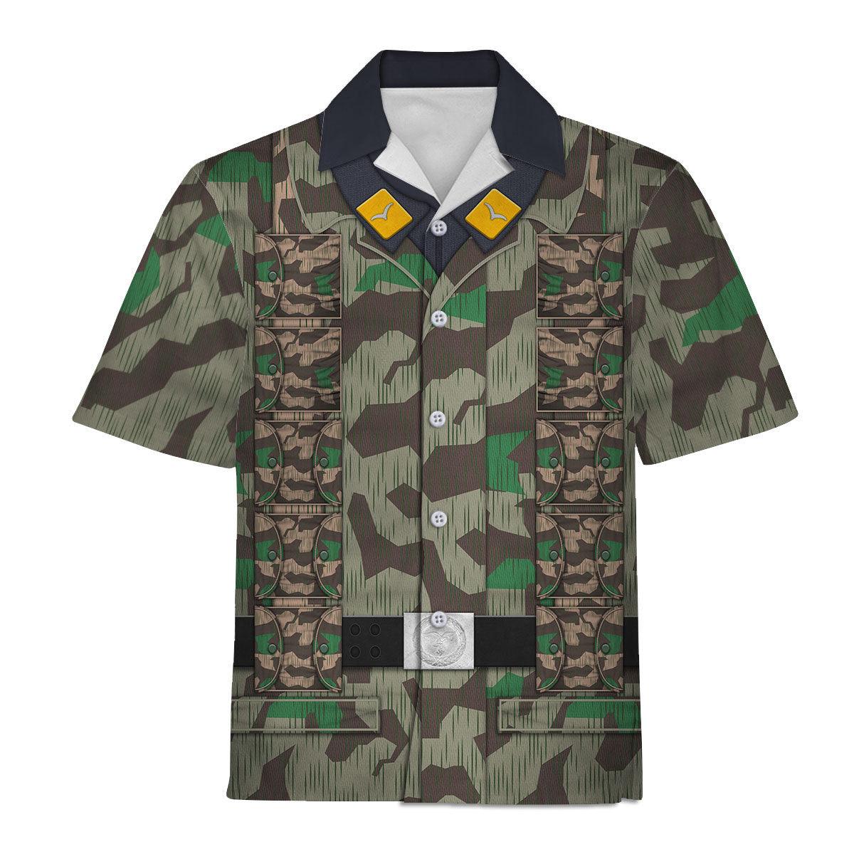 Gearhomie German Parachutist-Splinter Pattern Smock-Combat Uniform Costume Hoodie Sweatshirt T-Shirt Tracksuit - Gearhomie.com