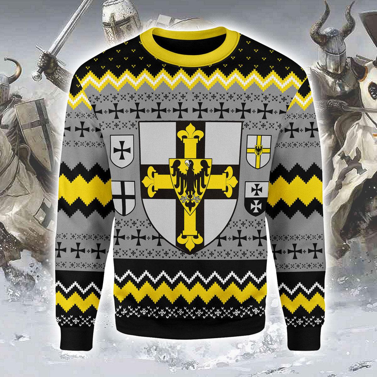 Gearhomie Grand Master of the Teutonic Order Christmas Ugly Sweater - Gearhomie.com