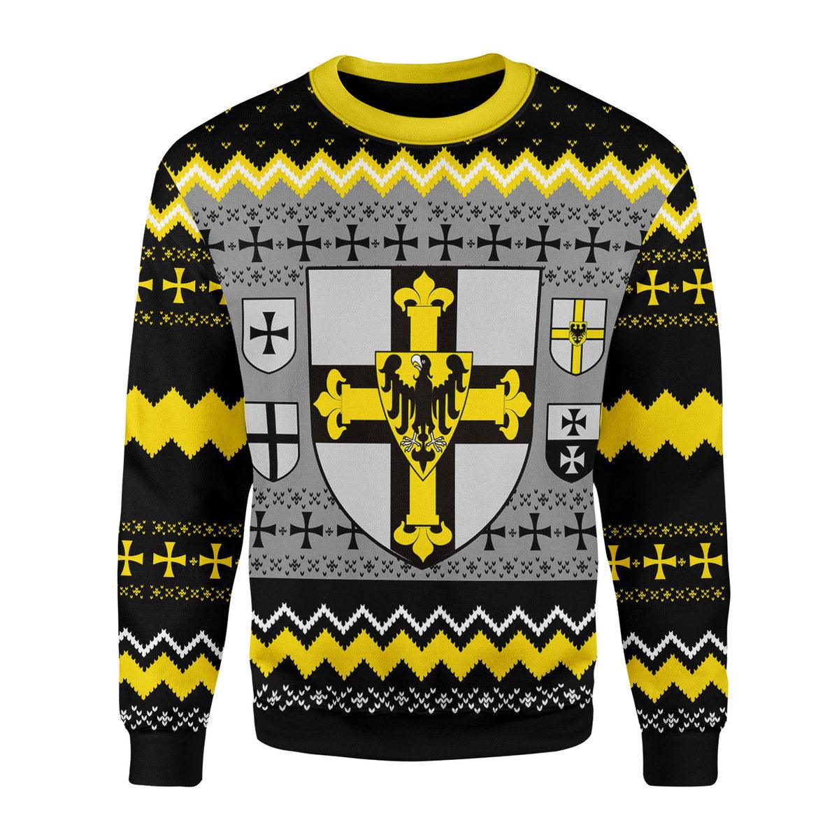 Gearhomie Grand Master of the Teutonic Order Christmas Ugly Sweater - Gearhomie.com