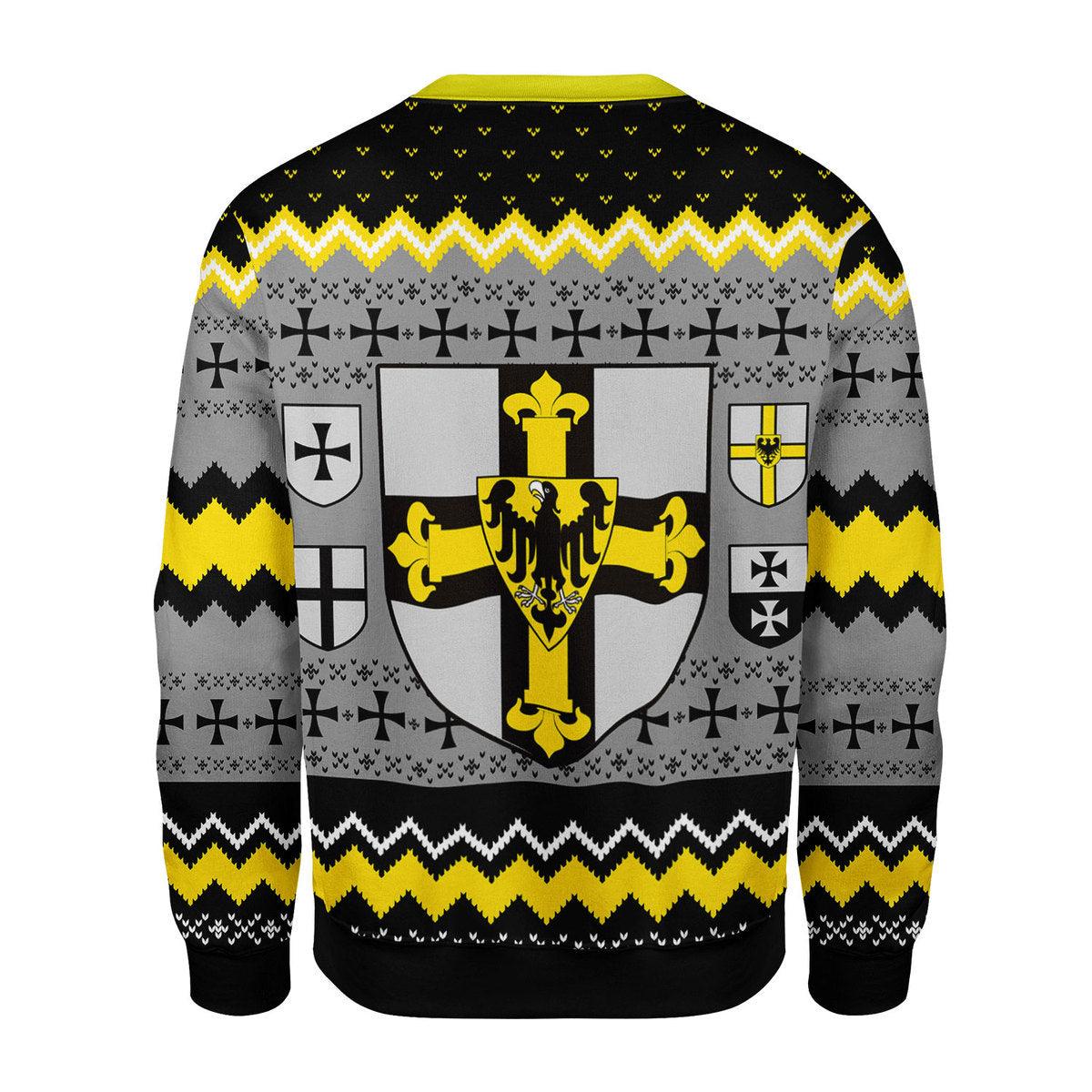 Gearhomie Grand Master of the Teutonic Order Christmas Ugly Sweater - Gearhomie.com