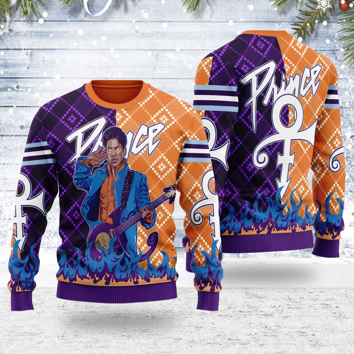 Oodiegang Guitar Artistic Artwork Christmas Ugly Sweater - Oodiegang.com