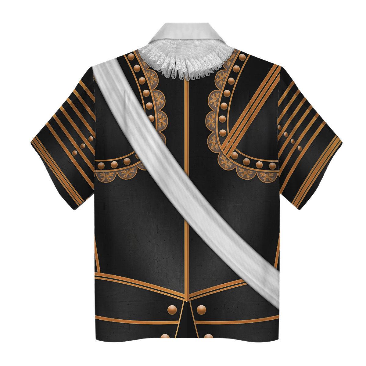 Gearhomie Henry IV of France Armour Costume All Over Print Hoodie Sweatshirt T-Shirt Tracksuit - Gearhomie.com