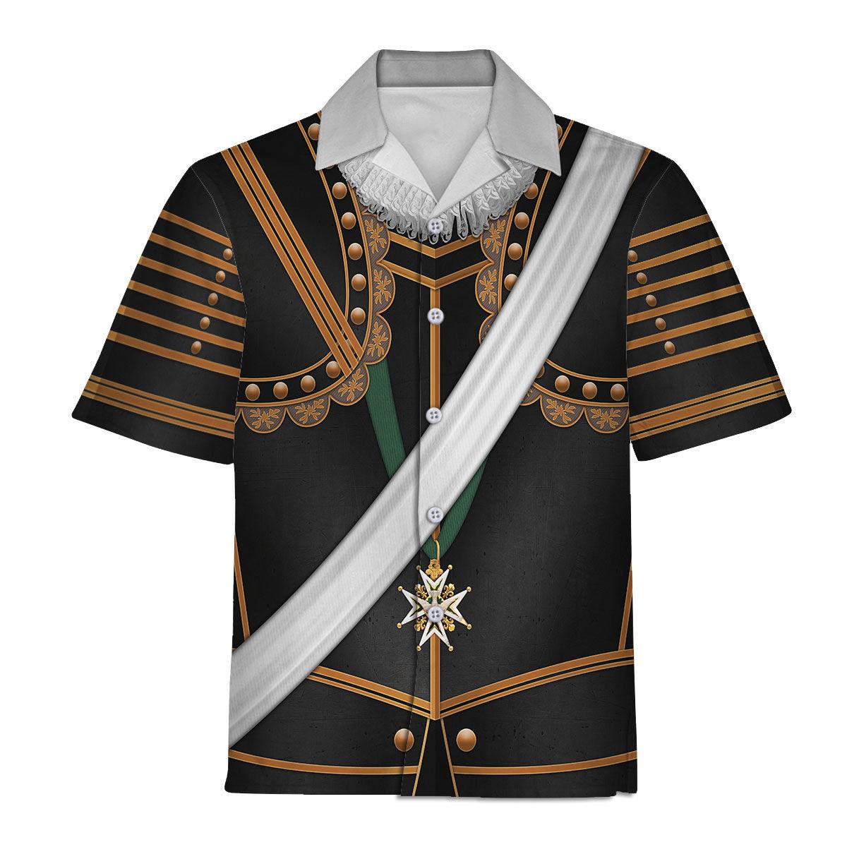 Gearhomie Henry IV of France Armour Costume All Over Print Hoodie Sweatshirt T-Shirt Tracksuit - Gearhomie.com
