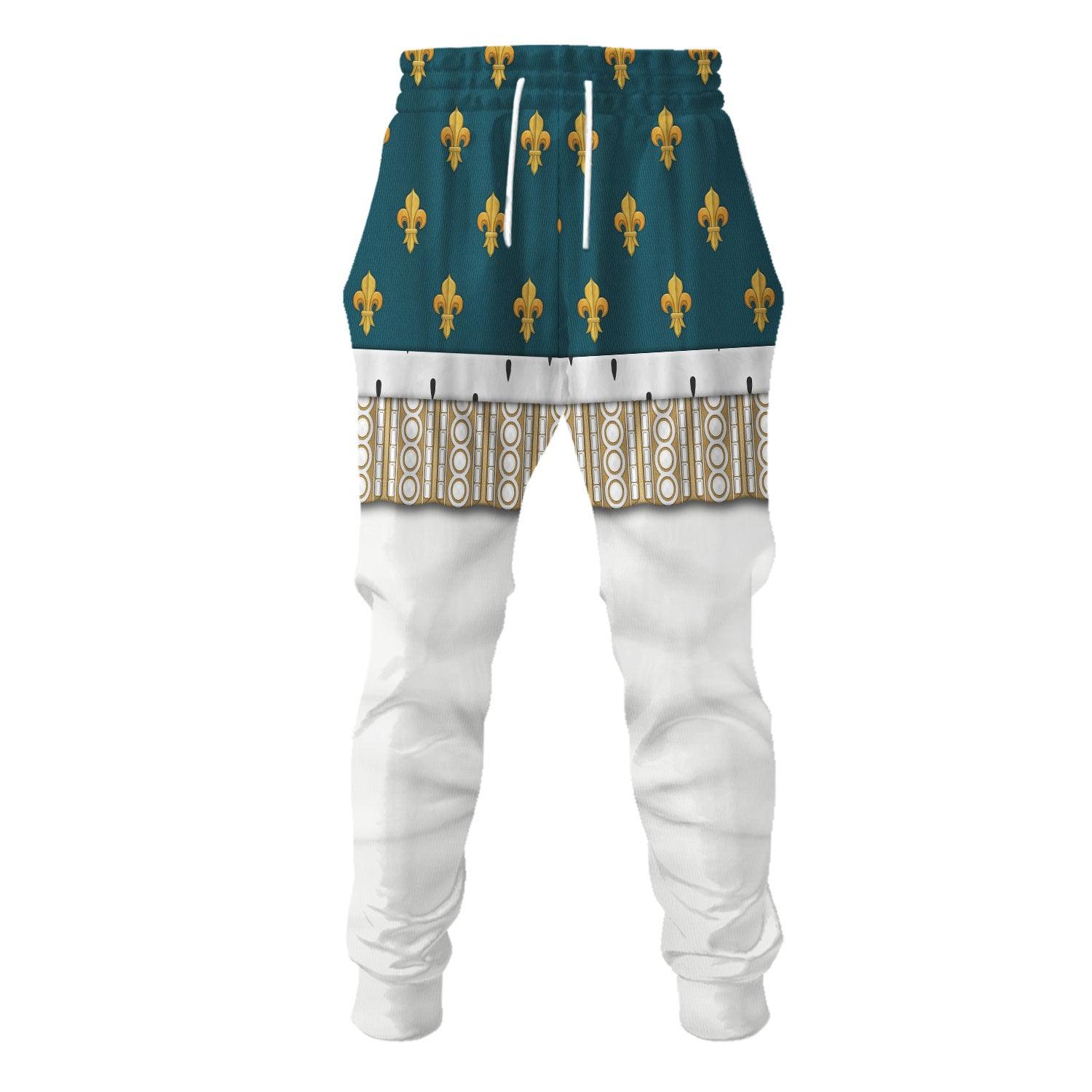 Gearhomie Henry IV of France in Coronation Robes Costume All Over Print Hoodie Sweatshirt T-Shirt Tracksuit - Gearhomie.com