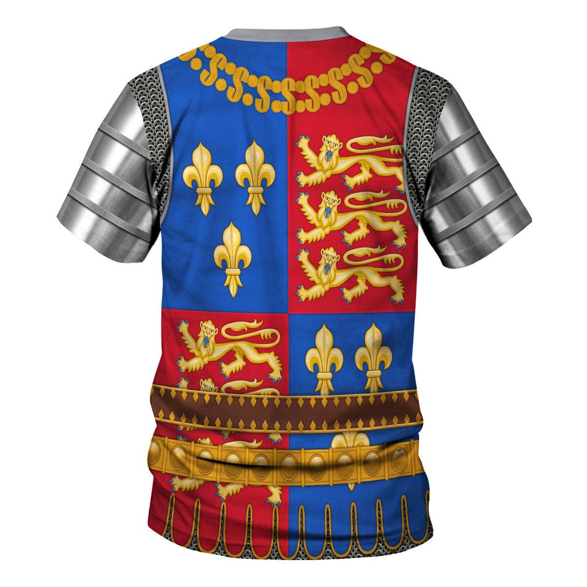 Gearhomie Henry V Amour Knights Costume Hoodie Sweatshirt T-Shirt Sweatpants - Gearhomie.com