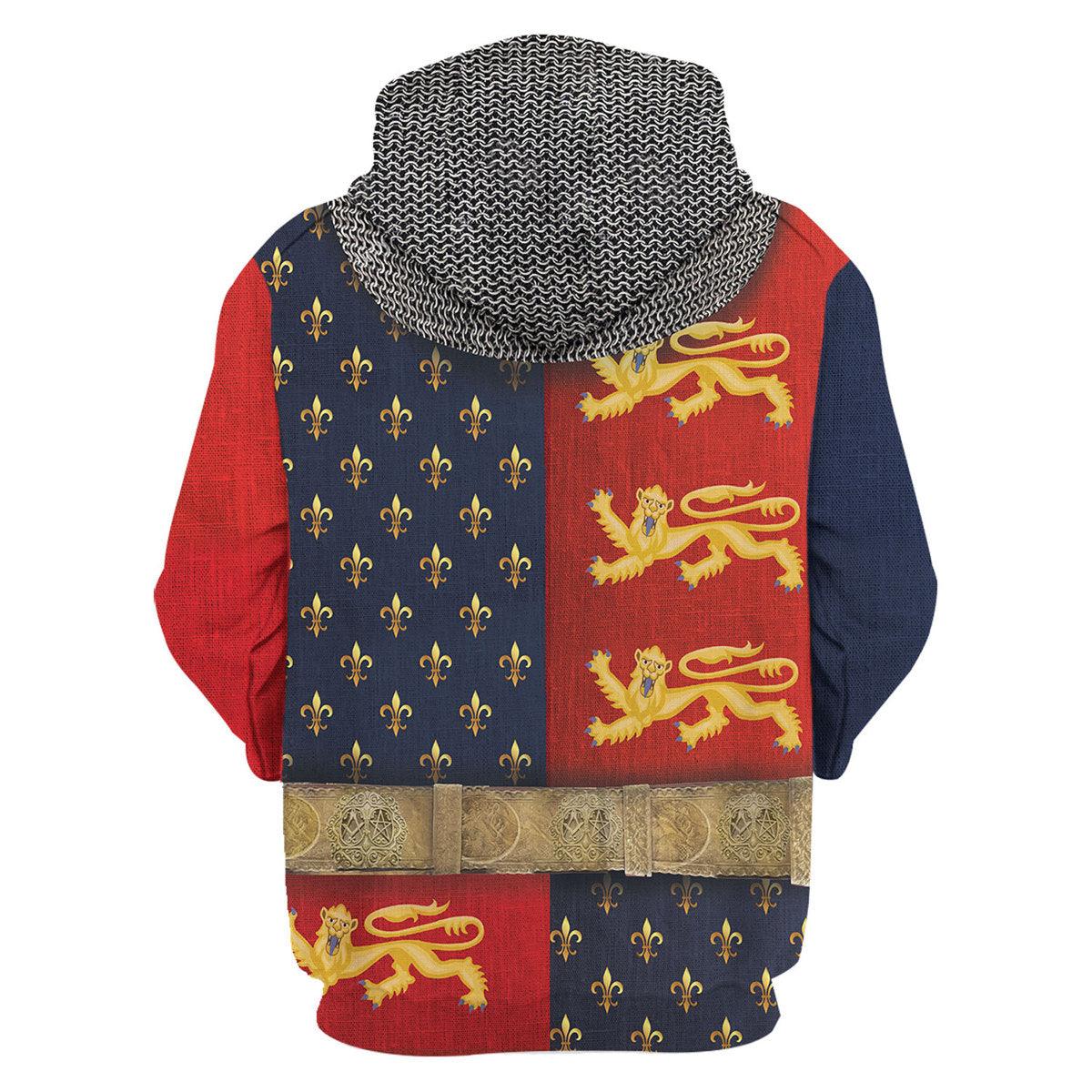 Gearhomie Henry V of England Knight Costume Hoodie Sweatshirt T-Shirt Tracksuit - Gearhomie.com