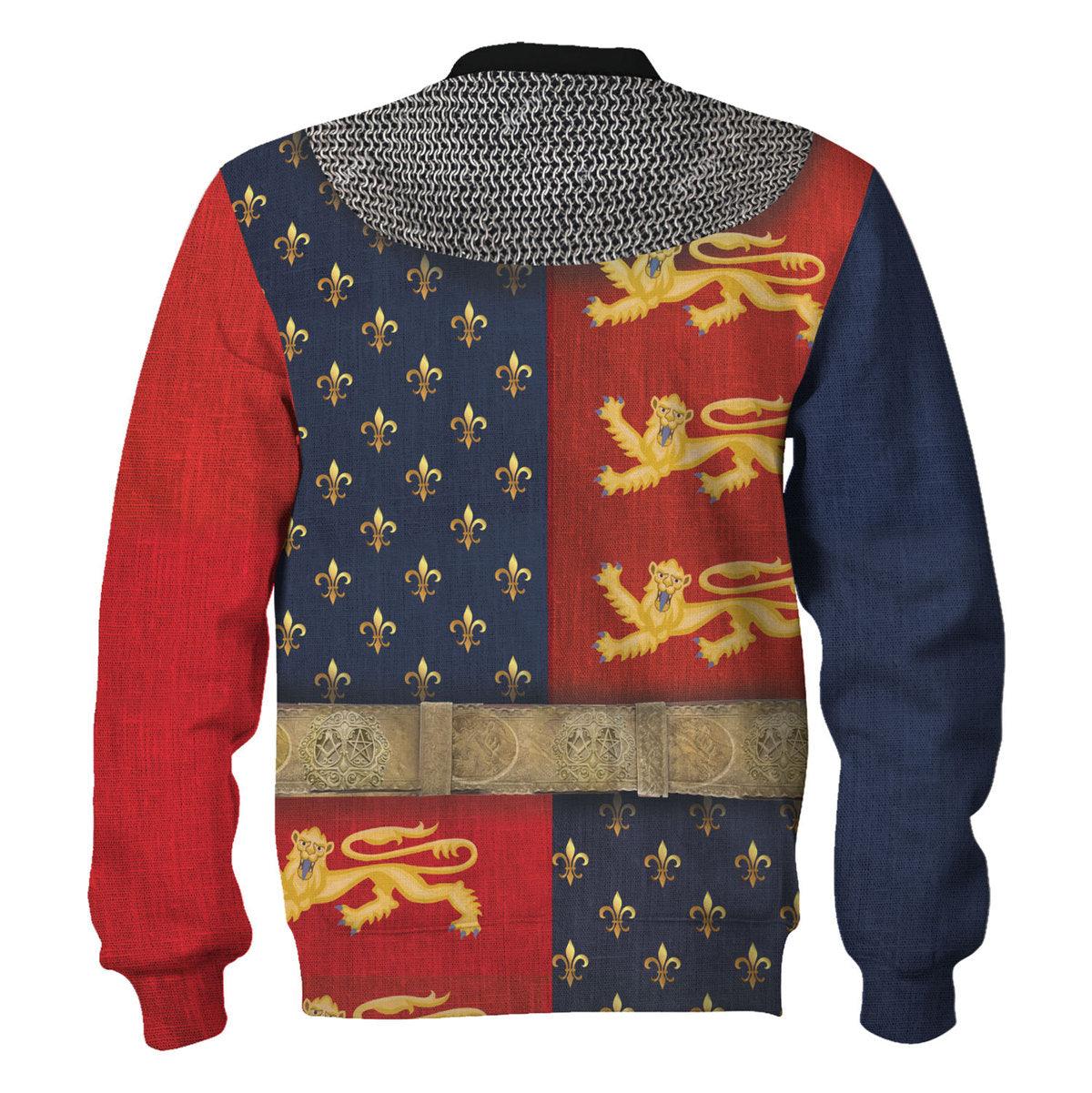 Oodiegang Henry V of England Knight Costume Hoodie Sweatshirt T-Shirt Tracksuit - Oodiegang.com