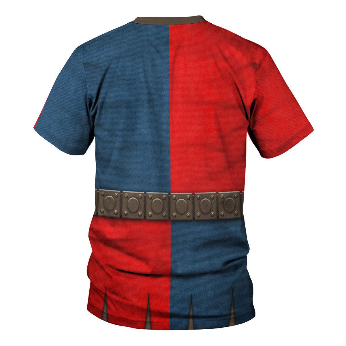 Gearhomie Henry V of England Knights Costume Hoodie Sweatshirt T-Shirt Tracksuit - Gearhomie.com