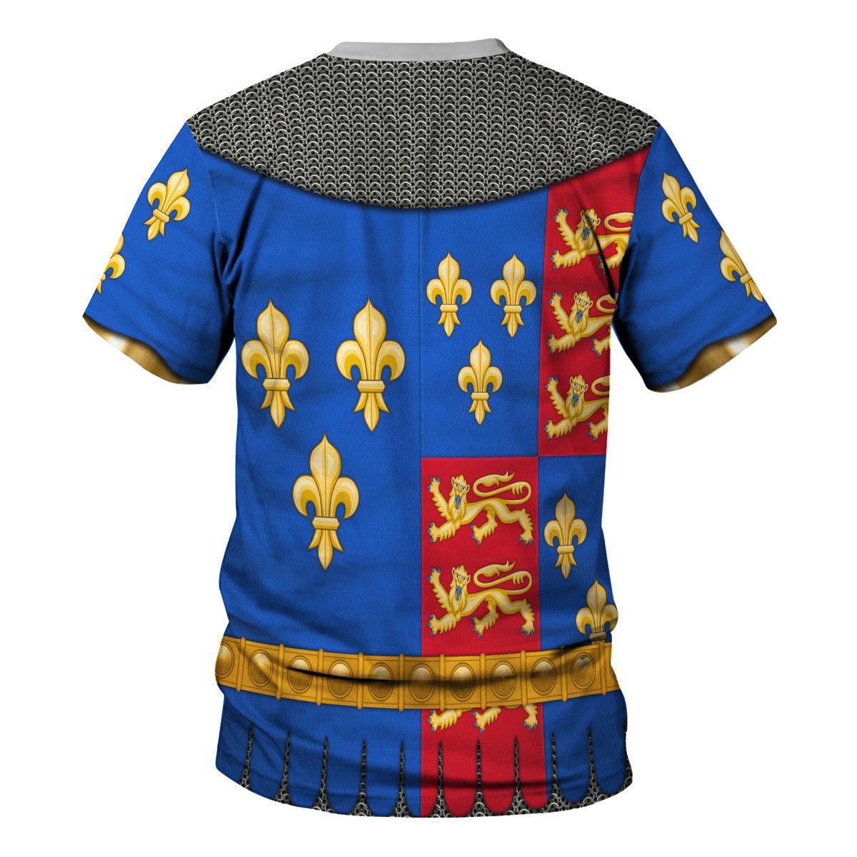 Gearhomie Henry VI Of England Amour Knights Costume Hoodie Sweatshirt T-Shirt Tracksuit - Gearhomie.com