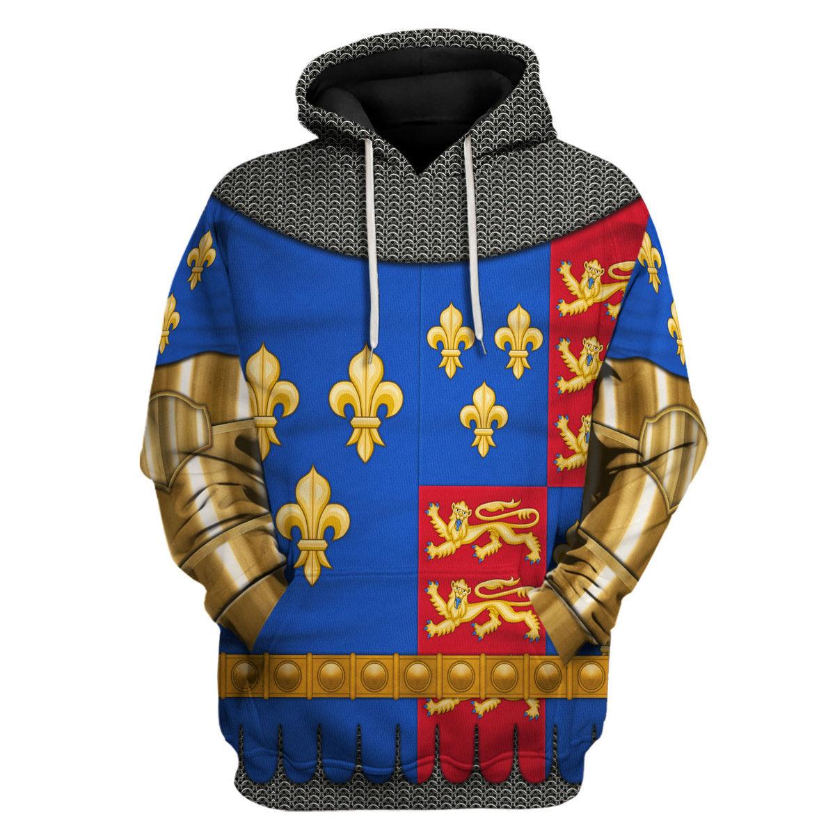 Gearhomie Henry VI Of England Amour Knights Costume Hoodie Sweatshirt T-Shirt Tracksuit - Gearhomie.com